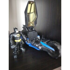 Fisher-Price Imaginext DC Super Friends Batman Dragster Vehicle Blue Black 2010